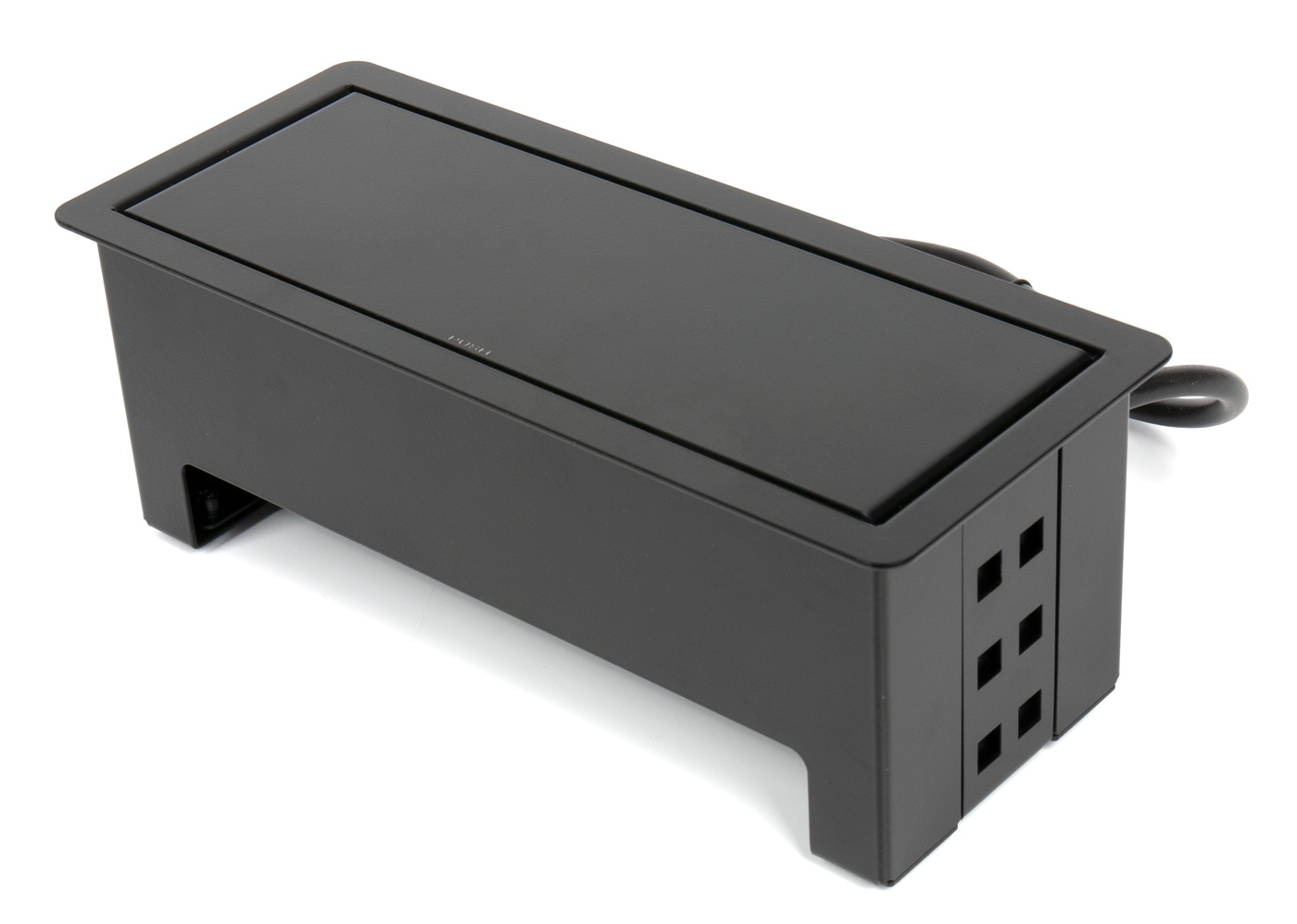 Блок розеток VersaNet 2.0 (2*220 + USB Charger A+C + пустой модуль), кабель GST18 0,2м черный
