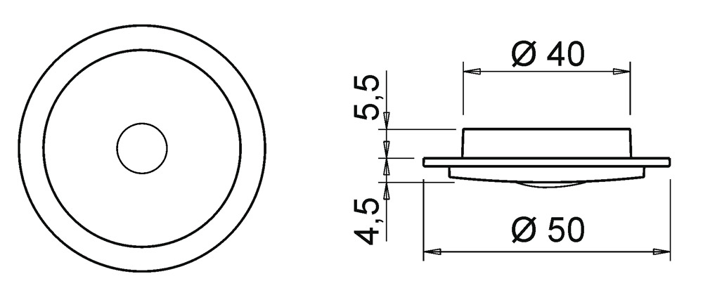 Светильник светодиодный Posh set3, комплект 3х1,2Вт, трансформатор, свет теплый алю, d50х4,5мм