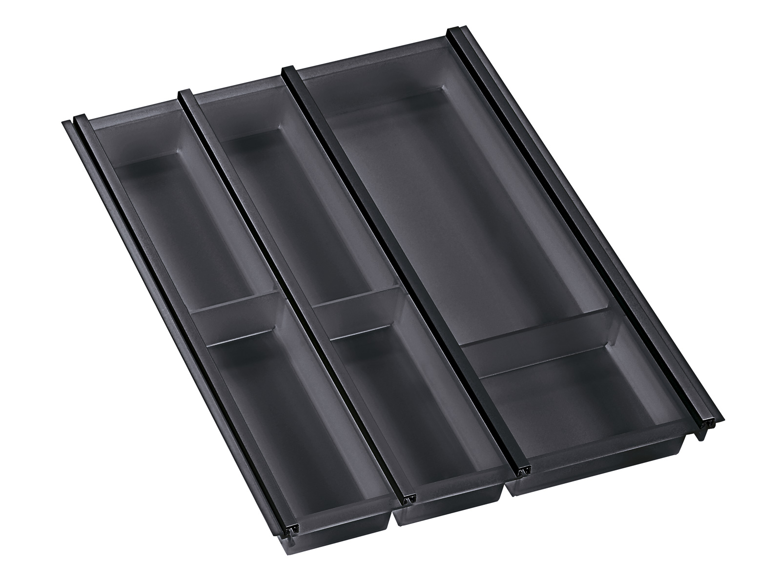 Лоток под столовые приборы в шкаф 450мм Blum Legrabox универсальный (для станд. и внутр. ящика) чёрный