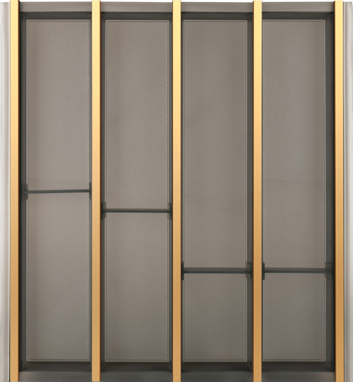 Лоток под столовые приборы в шкаф 450мм Blum Legrabox универсальный (для станд. и внутр. ящика) чёрный/золото