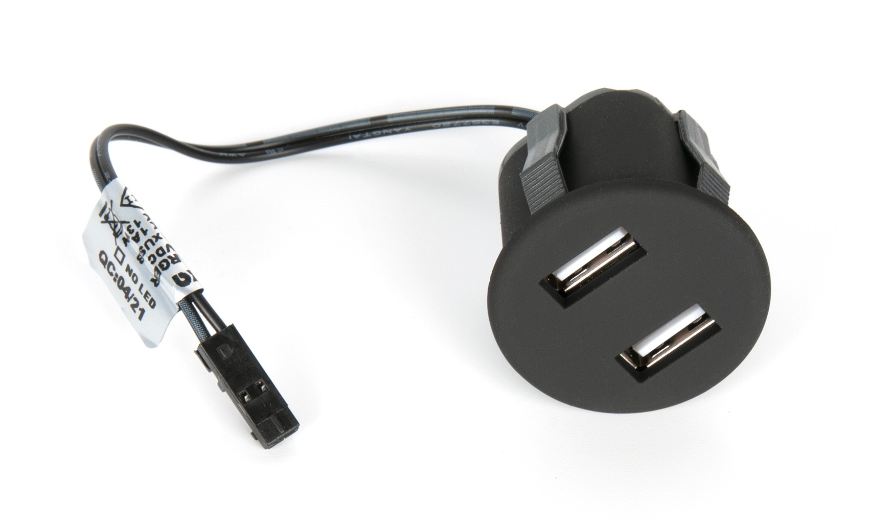 Блок питания USB для светильников, переходник с разъемом MiniPlug черный