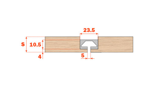 Держатель ножей Pin Knife, титан уп.=12 элементов/для 6-ти ножей