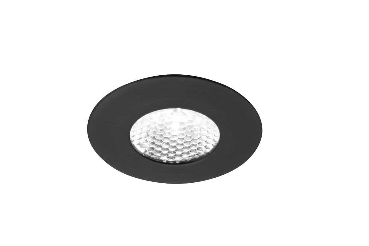 Светильник светодиодный Pixel, 1Вт, 24В, свет натуральный, кабель micro черный, d35х15мм