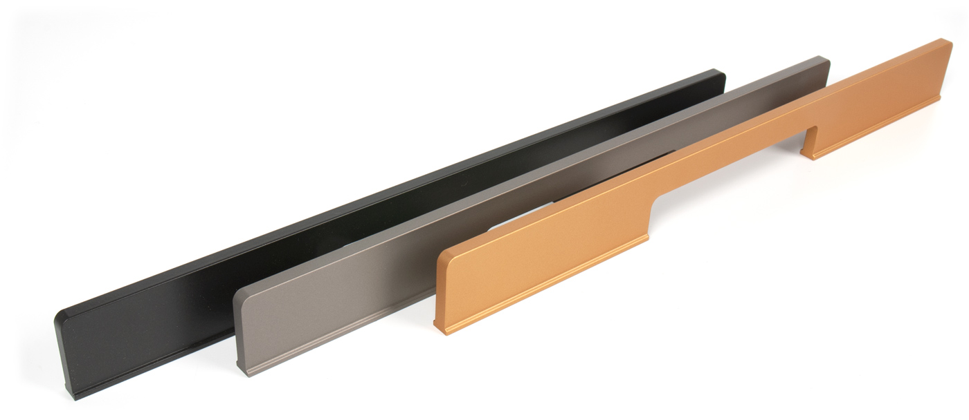 SENSE Мебельная ручка-профиль 256 мм, длина ручки 350мм никель