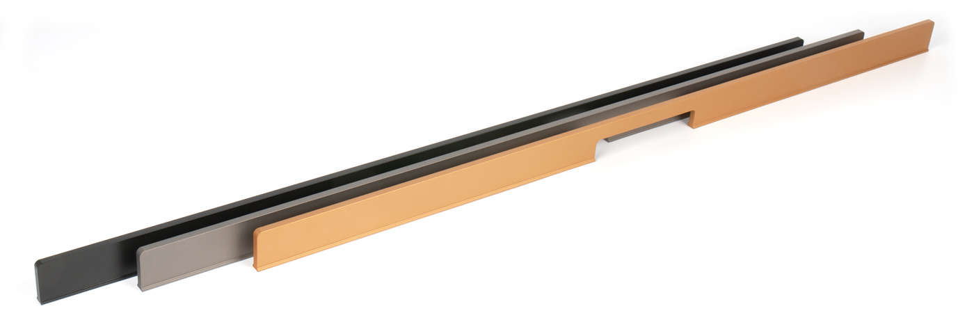 SENSE Мебельная ручка-профиль 256-640мм, длина ручки 800мм антрацит