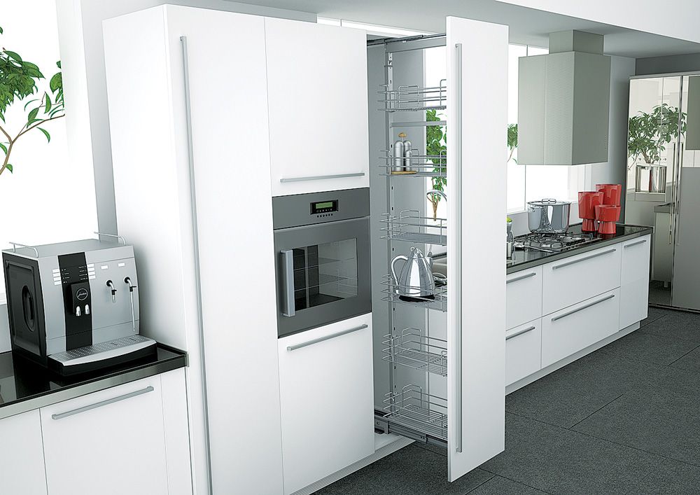 Выдвижные системы хранения на кухне — купить в Санкт-Петербурге, интернет-магазин «ТехноВеб»